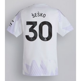 Pánské fotbalový oblečení Manchester United Benjamin Sesko #30 Venkovní košile 2025-26 Krátkým Rukávem